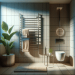 욕실 수건걸이 위치, 빨리 마르면서 공간 효율도 좋은 위치