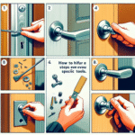 손잡이 흔들릴 때 고정하는 법, 공구 없이도 가능한 방법